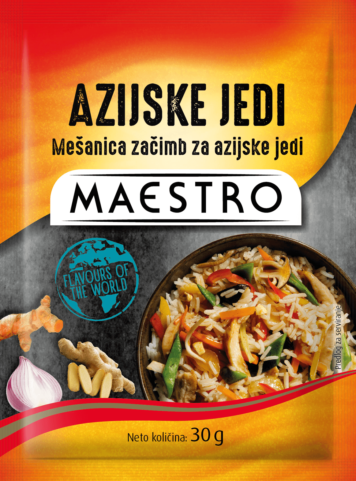 Mešanica začimb za azijske jedi